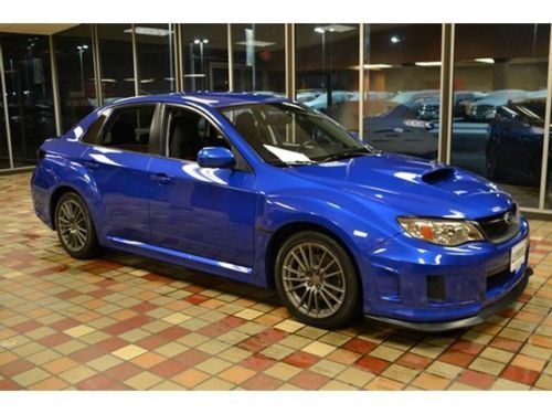 Wrx 1-owner manual 5 speed blue awd low reserve cloth warranty finance alloys