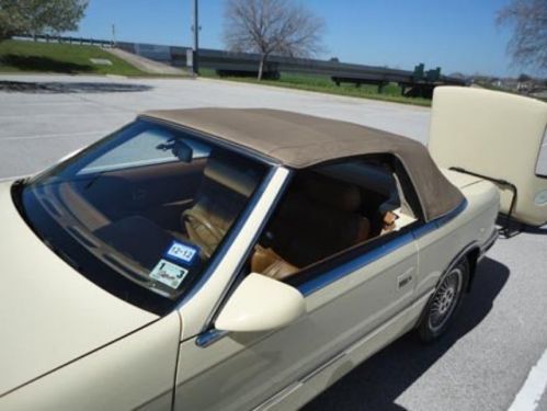 1989 turbo 2.2l i4 16v manual fwd convertible