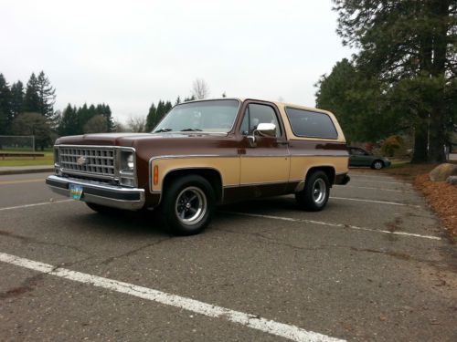 1979 chevy k5 blazer 2wd lowered 6700 since restored