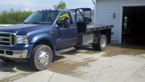 2005 ford f550 cummins flatbed dump