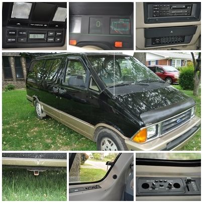 1991 ford aerostar ext eddie bauer premium~half book value! runs great! 3rd row!