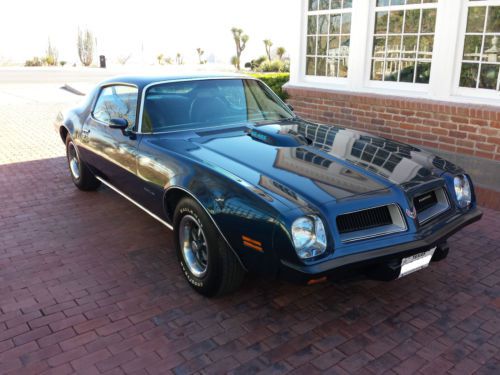 1974 pontiac firebird formula super duty 455 all original not trans am