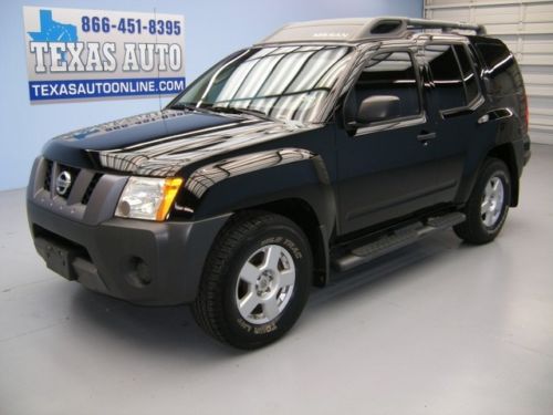 We finance!!!  2008 nissan xterra s roof rack auto a/c cd 1 own 56k texas auto