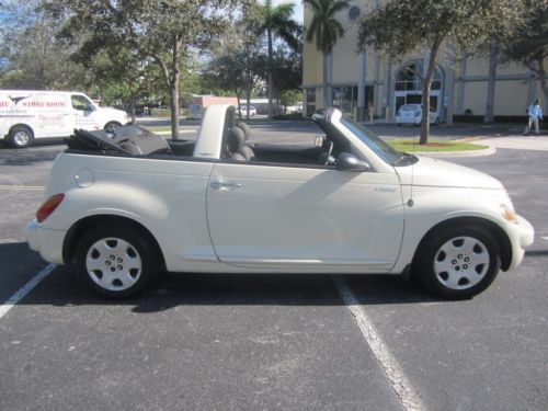 2005 chrysler pt cruiser convertible clean florida car low reserve