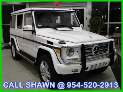 2014 brand new g550, white/designo white leather, black wood, not for export!!