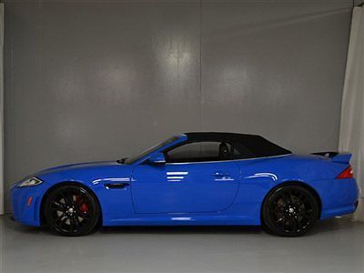 &#039;13 jaguar xrk-s convert, french blue, 1688 miles, 20&#034; vulcan whls w/black gloss