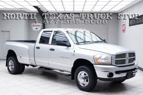 2006 dodge ram 3500 diesel 4x4 dually 6-speed slt quad cab texas truck