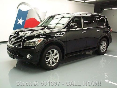 2011 infiniti qx56 theather sunroof htd leather nav dvd texas direct auto