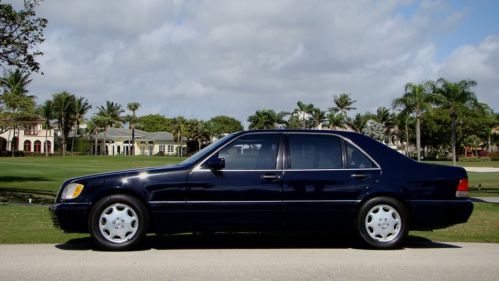 1996 mercedes benz s500 s class luxury sedan 51,000 miles one family no reserve