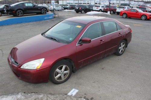 2004 04 honda accord ex maroon loaded lady driven low reserve!!
