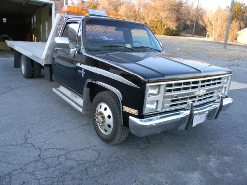 1987 chevrolet silverado 454 rollback tow truck wrecker beautiful 43,000 miles!