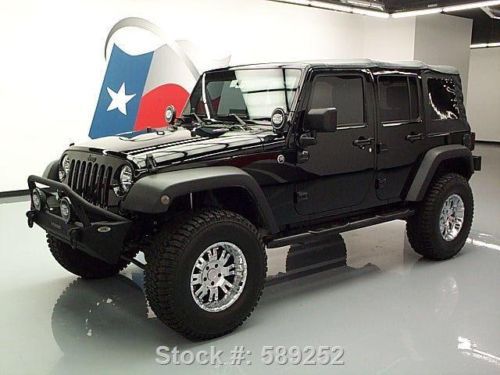 2008 jeep wrangler unltd x convertible 4x4 auto 43k mi texas direct auto