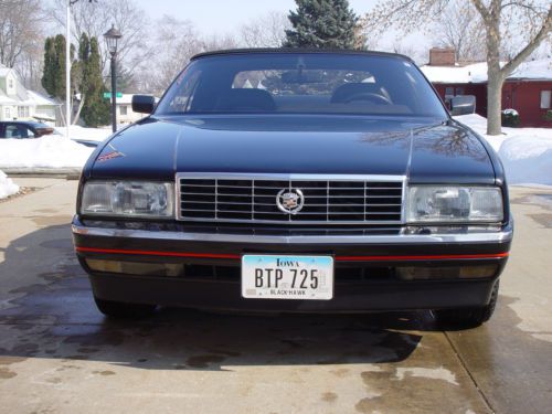 1992 Cadillac Allante-low miles-triple black, US $8,950.00, image 6