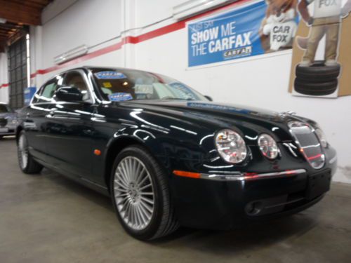 2005 jaguar s-type sport sedan 4-door 4.2l low miles warranty included