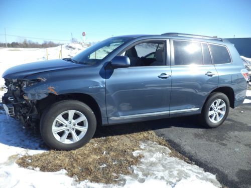 2012 toyota highlander limited 4x4 awd *** hybrid *** salvage ***