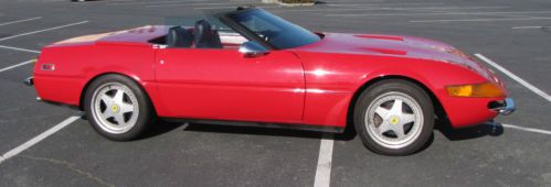 1989 ferrari daytona spyder reproduction on c4 corvette rolling chassis