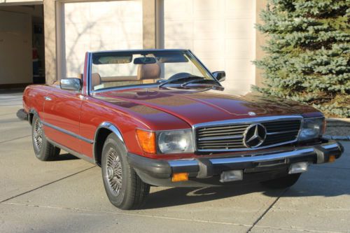 1981 mercedes-benz 380sl convertible with hard top 2-door