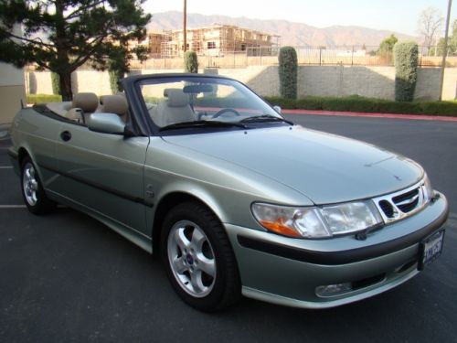 2001 saab convertible 9-3 se low low miles must see!!!!
