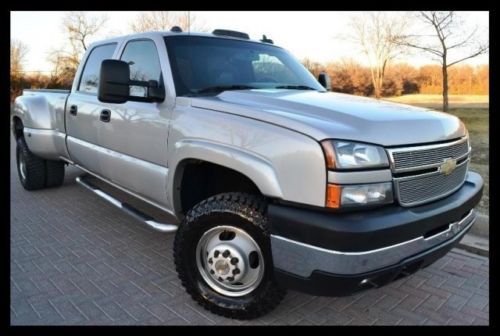 2007 chevrolet silverado 3500hd 4x4 crew cab 6.6l duramax allison tx hwy miles