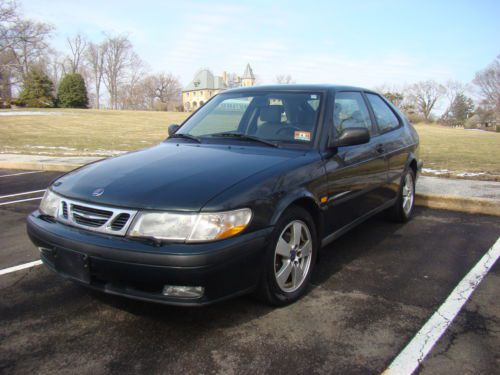 1999 saab 93 9-3 coupe 2 door 5 speed manual no reserve