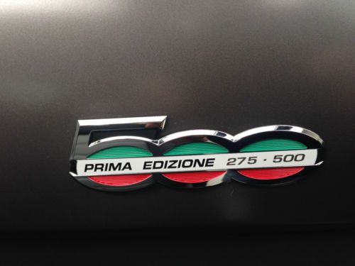 2012 Fiat 500 Sport Prima Edizione # 275  8,600 miles, US $15,900.00, image 4