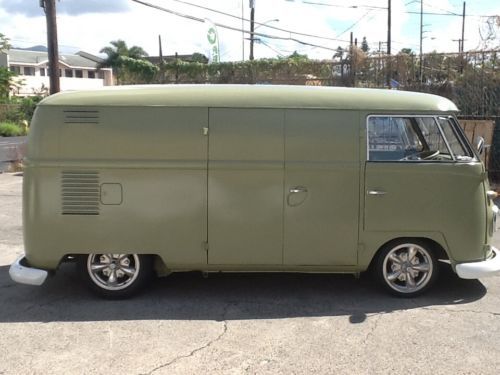 1961 vw panel bus, rebuilt motor,  new paint, new interior, upholstery, brakes