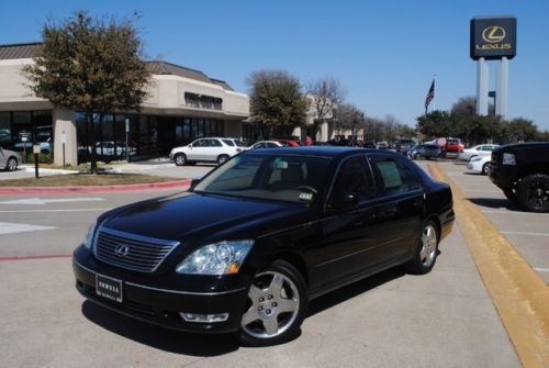 2006 lexus ls430 leather cd premium heated cooled seats sunroof low mileage