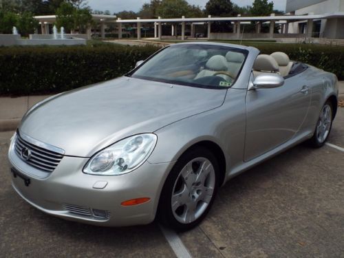 2005 lexus sc430 one owner mint condition clean carfax dealer serviced