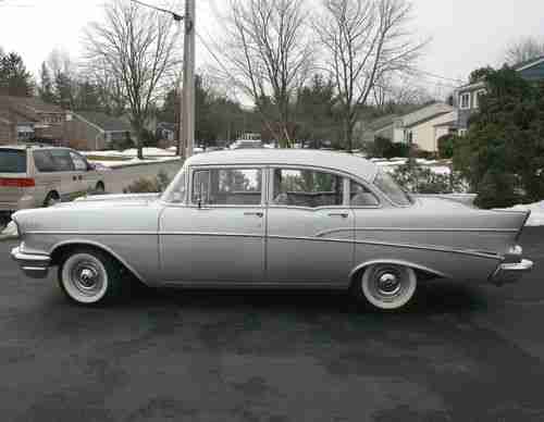 1957 CHEVROLET 210 4 DOOR 57 CHEVY 210, US $12,500.00, image 2