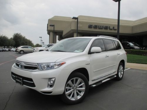 2011 highlander hybrid 1-owner 4x4 ltd nav heated seats call 888-696-0646