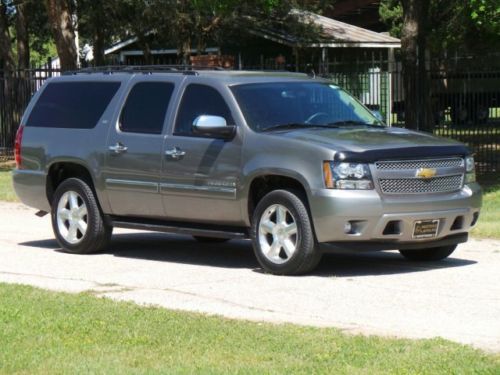 2012 chevrolet suburban ltz chevy gray black leather navigation 36k miles 2wd