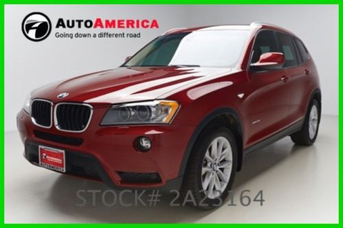 We finance! 18462 miles 2013 bmw x3 xdrive28i  premium moonroof turbo 2l i4 16v