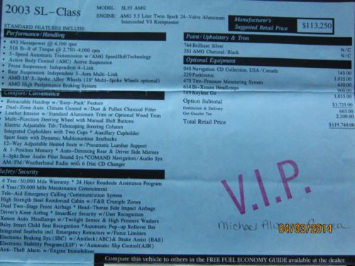 2003 MERCEDES-BENZ SL55 AMG, US $29,500.00, image 22