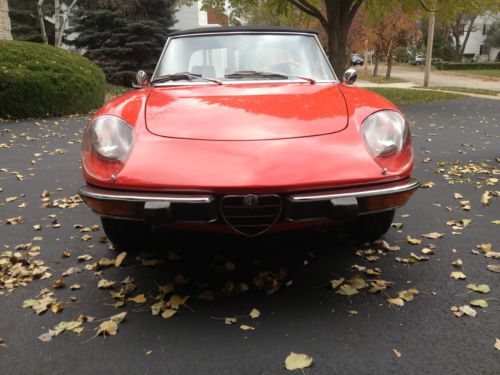 1974 alfa romeo spider veloce convertible 2-door 2.0l