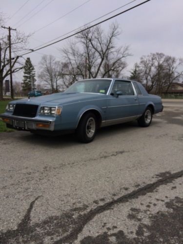 1987 buick regal t type