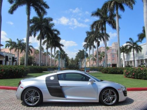 2011 audi r8 v10 coupe  carbon fiber! b&amp;o sound low miles best price leasing