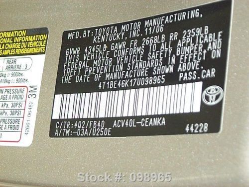 2007 TOYOTA CAMRY LE AUTO LEATHER ALLOYS ONE OWNER 31K TEXAS DIRECT AUTO, US $14,980.00, image 11