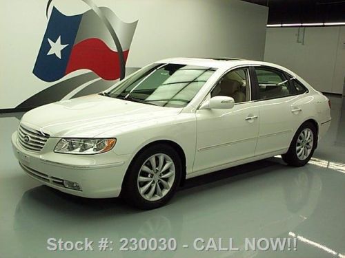 2007 hyundai azera ltd heated leather sunroof only 58k texas direct auto