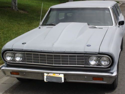 1964 TWO (2)  DOOR CHEVELLE WAGON 350 w/4 spd Chevy Malibu Nova SS 1965 300, image 6