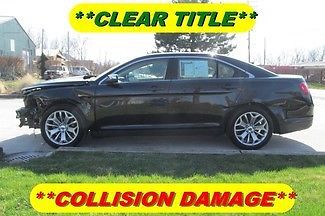 2013 ford taurus limited awd rebuildable wreck clear title