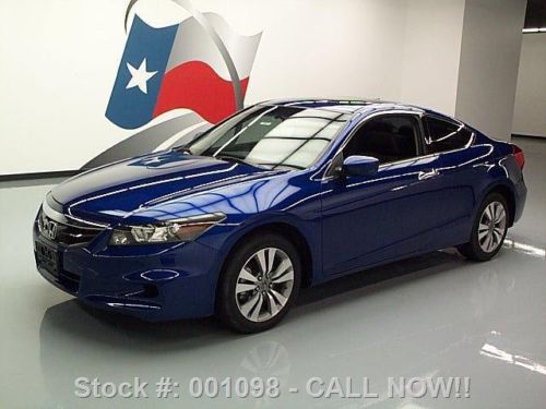 2011 honda accord ex-l coupe sunroof htd leather 29k mi texas direct auto