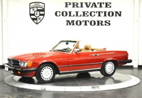 1986 mercedes-benz 560sl 6,721 original miles 1 owner p