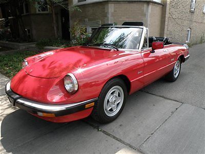 1988 alfa romeo spyder,veloce wheels,air condionnd, low miles, low reserve!!