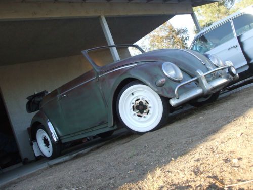 Beetle convertible 1962 dressed as a 1958
