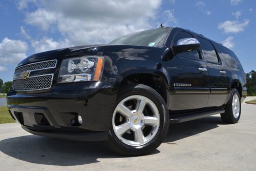 2008 chevrolet suburban ltz 20&#034; wheels sunroof captains