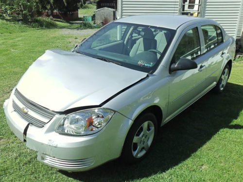 No reserve low miles 2008 chevrolet cobalt ls 2.2l wrecked rebuildable salvage