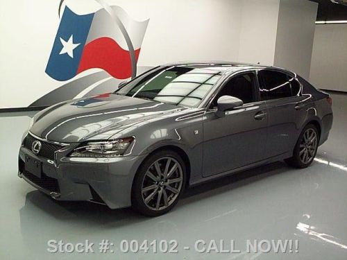 2013 lexus gs350 f-sport sunroof nav rear cam 19&#039;s 26k texas direct auto