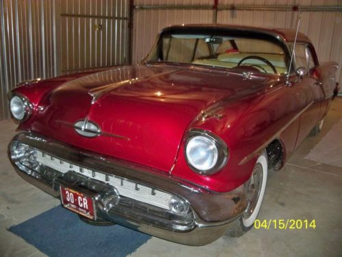 1957 oldsmobile holiday coupe 2 dr 371 cu in modified for unleaded fuel