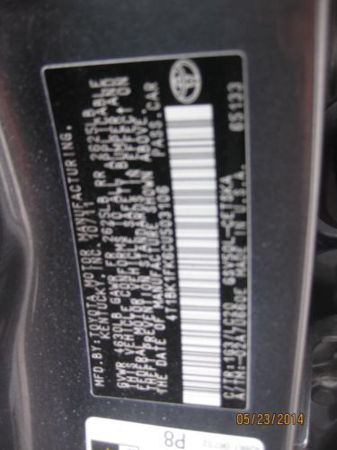 2012 Toyota Camry SE 3.5L V6 LOADED - NAV, PREMIUM, CAMERA, LEATHER, IPOD, APPS, US $16,495.00, image 16