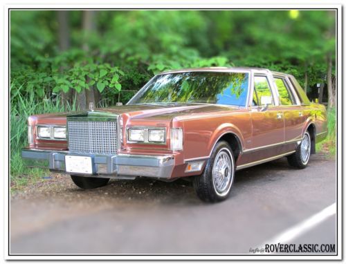 1985 lincoln town car ... 54,321 original miles